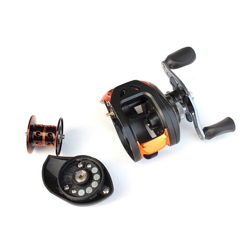 Hochwertige Baitcasting Angelrolle mit 10 Kugellagern und Magnetbremse