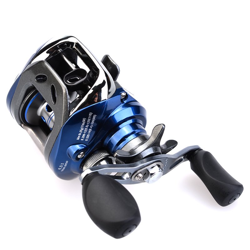 Hochwertige Baitcasting Angelrolle mit 10 Kugellagern und Magnetbremse