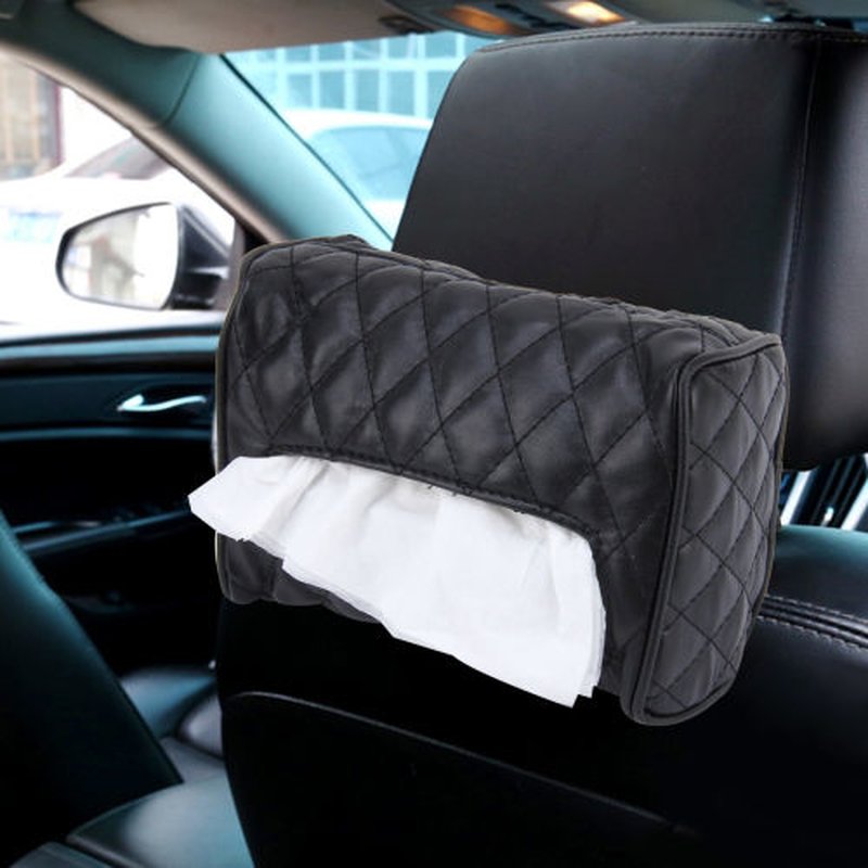Trendige Auto Taschentuchbox aus Kunstleder