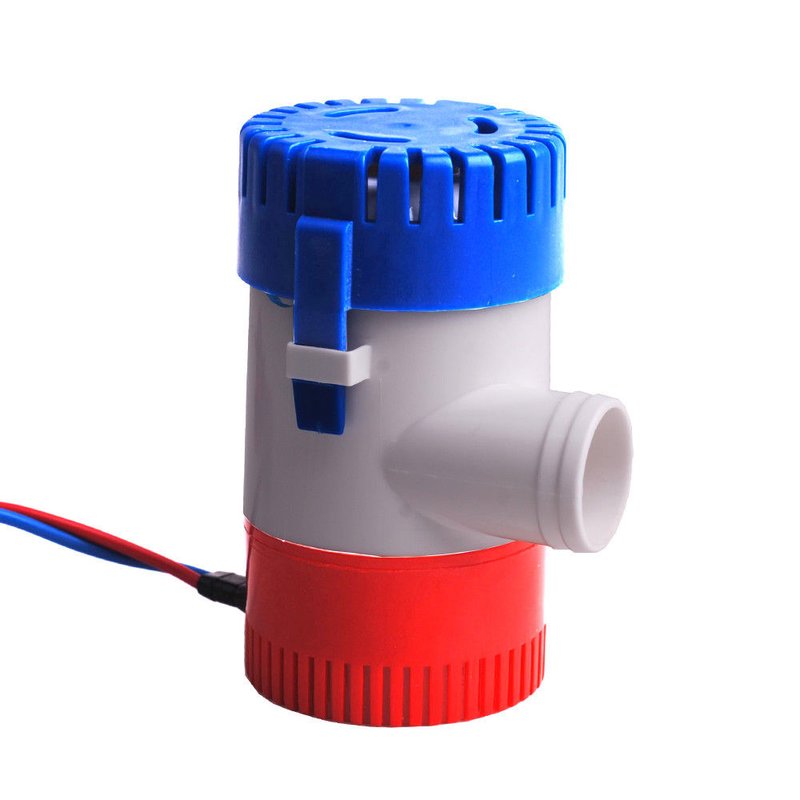 Elektrische Bilgenpumpe für Boot, Yacht und Schiff - 12V Wasserpumpe für schnelles und effektives Entfernen von Wasser