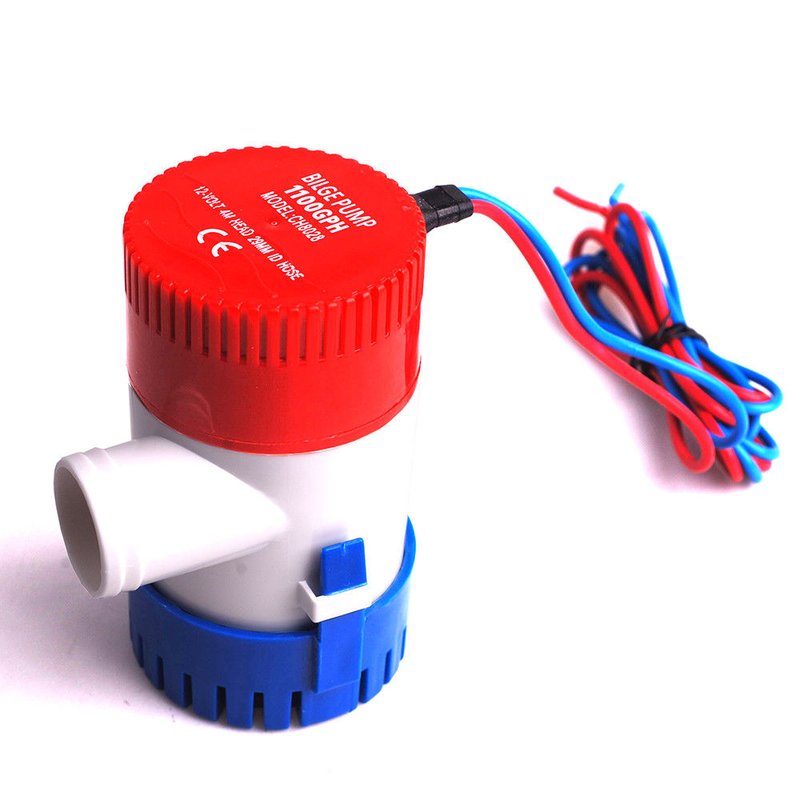 Elektrische Bilgenpumpe für Boot, Yacht und Schiff - 12V Wasserpumpe für schnelles und effektives Entfernen von Wasser