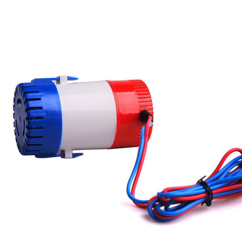 Elektrische Bilgenpumpe für Boot, Yacht und Schiff - 12V Wasserpumpe für schnelles und effektives Entfernen von Wasser