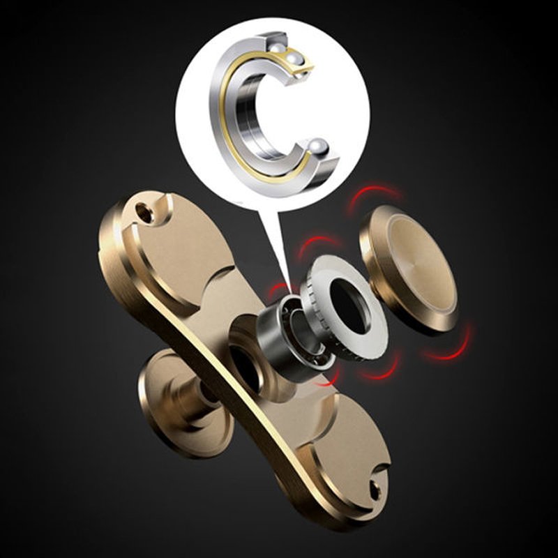 Hochwertiger Fidget Spinner mit Hülle für effektiven Stressabbau