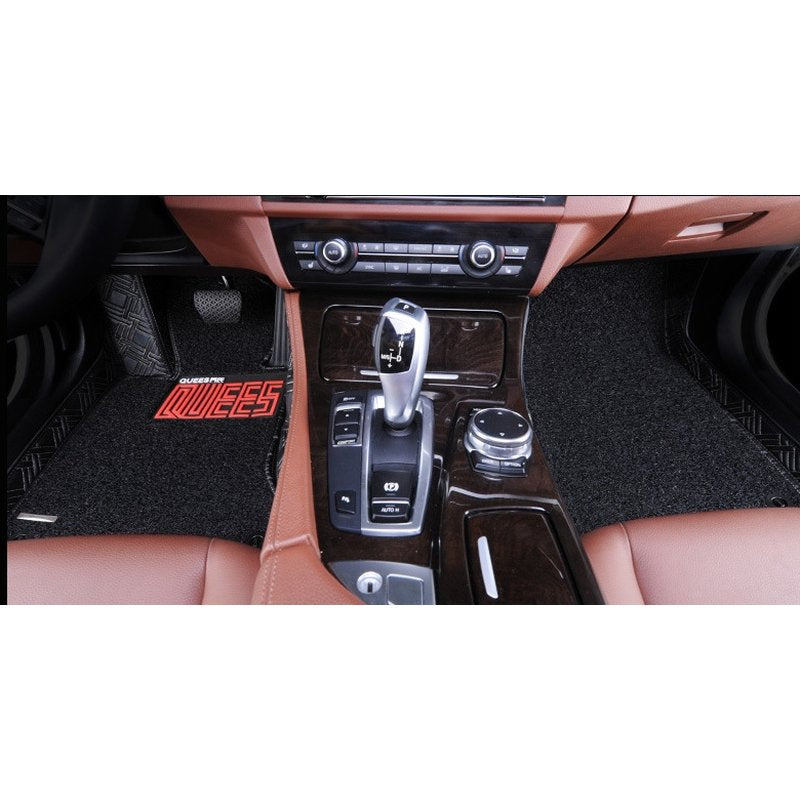 Luxus Fußmatten für Mercedes E-Klasse Baujahr 2010 - Edles Design aus Kunstleder und Gummi