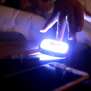 Tragbare Ladestation mit Handtaschenlicht, Powerbank und USB-Ausgang
