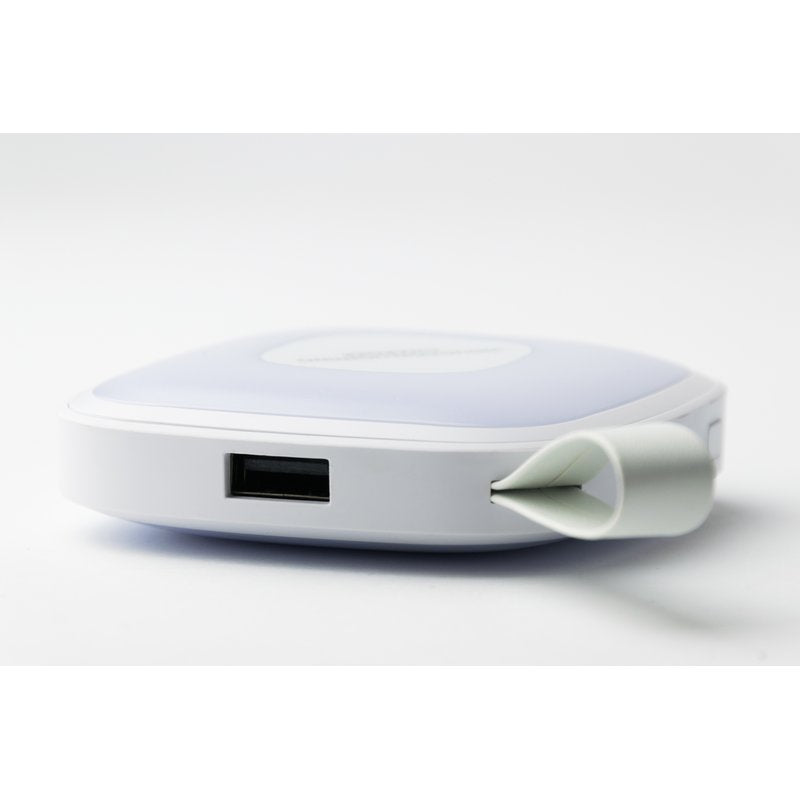 Tragbare Ladestation mit Handtaschenlicht, Powerbank und USB-Ausgang