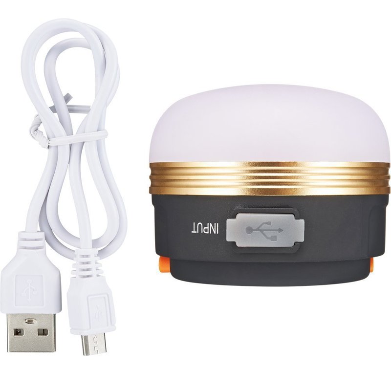 Kompakte LED Camping Lampe mit Akku und USB Aufladung für Outdoor-Abenteuer