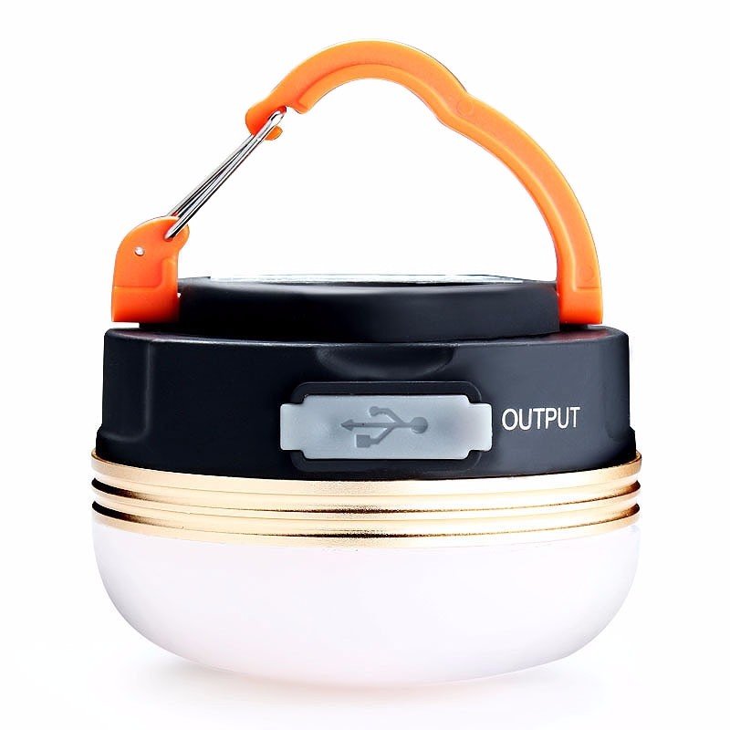 Kompakte LED Camping Lampe mit Akku und USB Aufladung für Outdoor-Abenteuer
