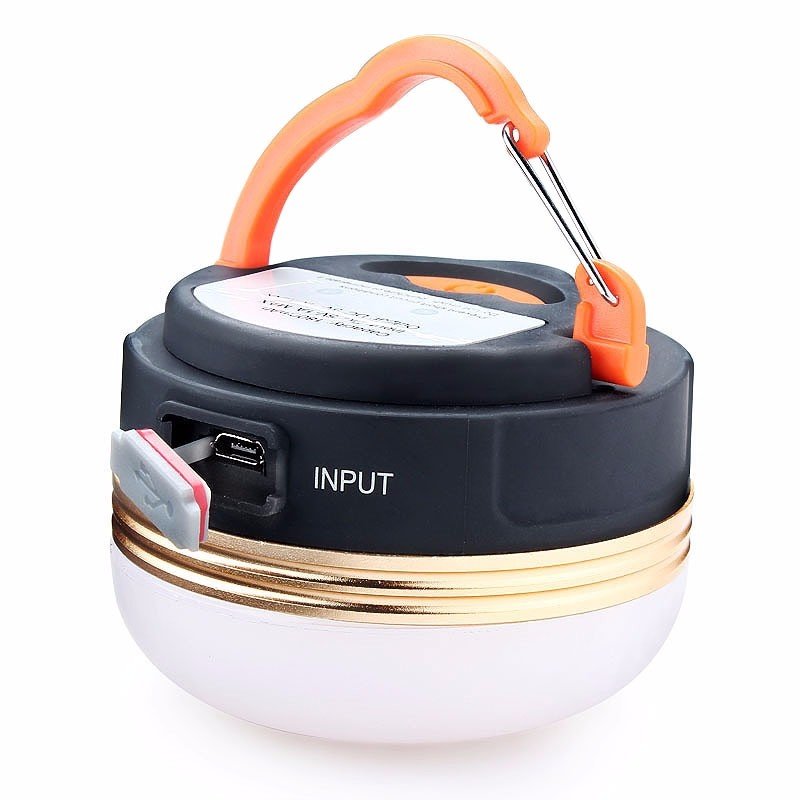 Kompakte LED Camping Lampe mit Akku und USB Aufladung für Outdoor-Abenteuer