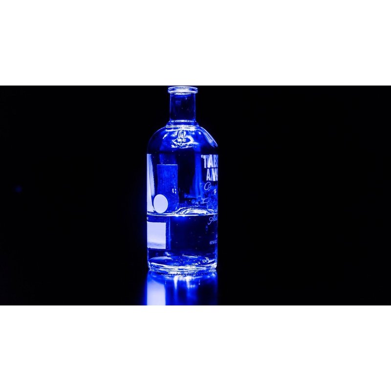 LED Flaschenlichter - Aufkleber für Spirituosenflaschen in 6 Farben mit Blink- und Dauerlicht-Modi