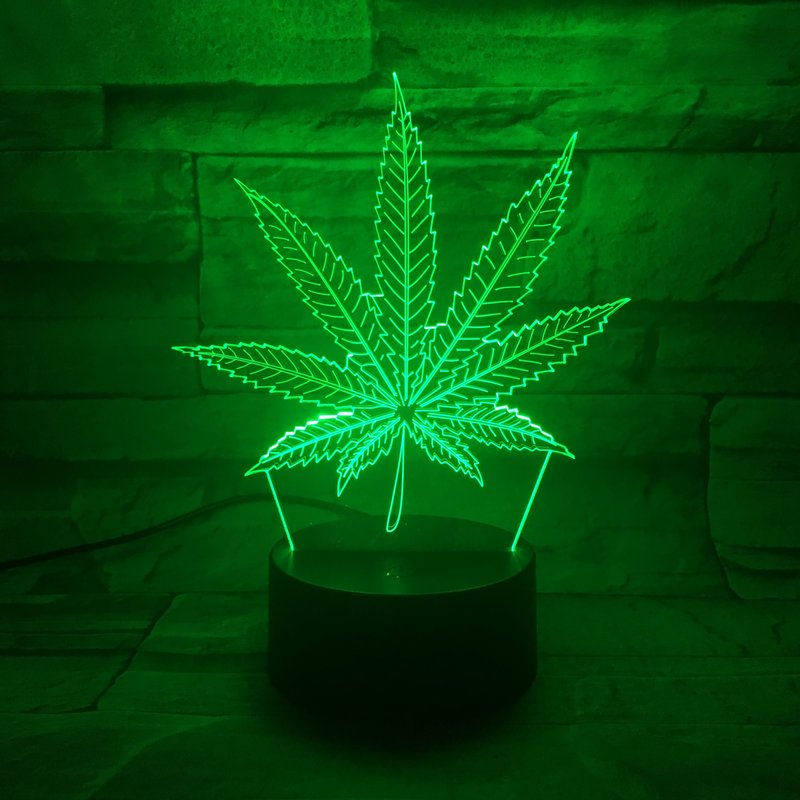 LED Lampe 3D Hanf Gras
