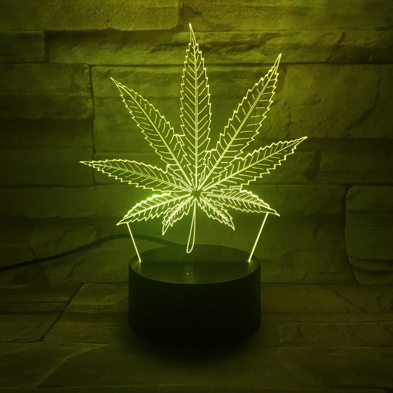 LED Lampe 3D Hanf Gras