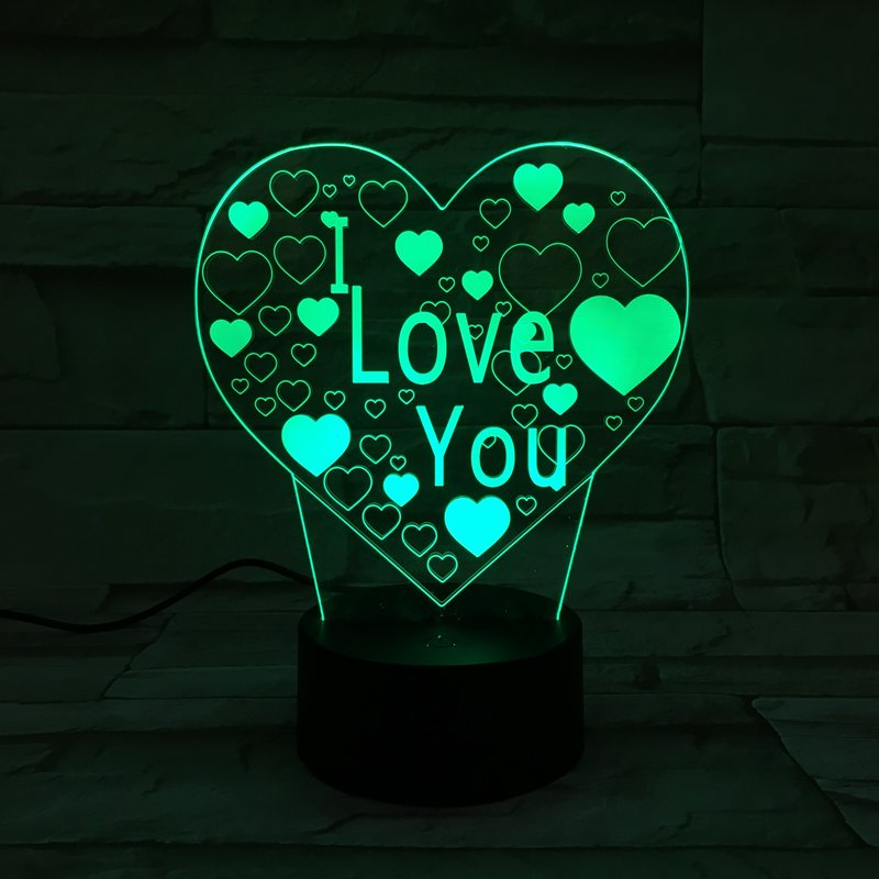 Moderne LED 3D Tischlampe - Liebevoll gestaltetes Nachtlicht für Ihr Zuhause