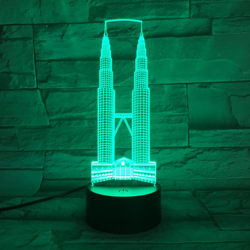 3D LED Tischlampe "Tower Schlaflicht" für Wohnzimmer, Schlafzimmer und Kinderzimmer