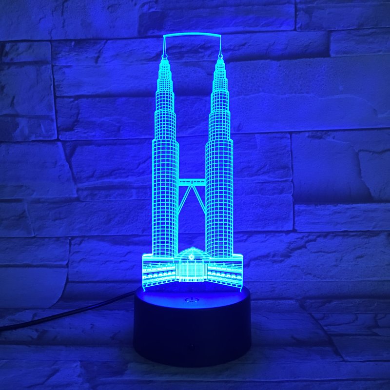 3D LED Tischlampe "Tower Schlaflicht" für Wohnzimmer, Schlafzimmer und Kinderzimmer