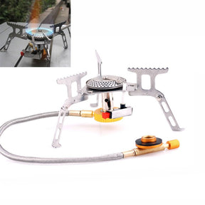 Ultraleichter Campingkocher - Faltbarer Gaskocher für Outdoor Abenteuer