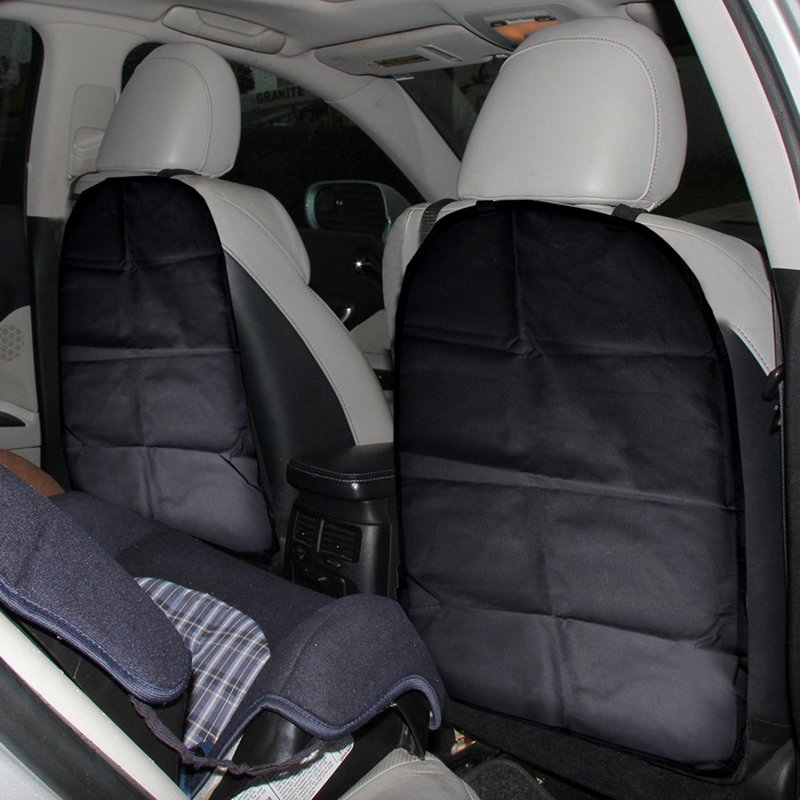 Schützen Sie den Autositz - Kinder Tretschutz Sitzschutz Rücklehnenschutz Kick Matte Auto Schutz (2 Stück)