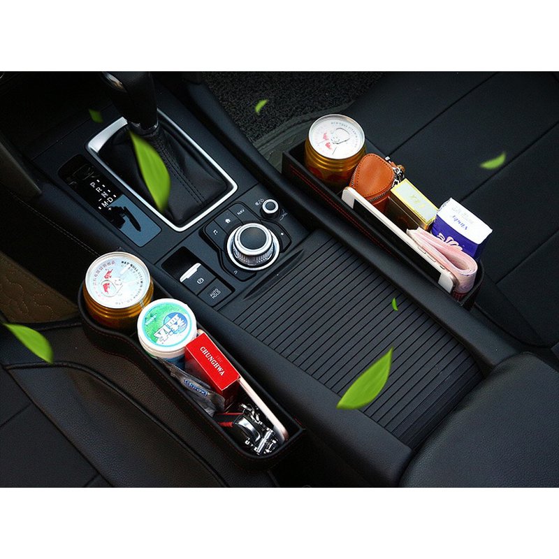 Auto Organizer Ablagefach - Komfortable Beifahrer-Sitztasche für Handy, Geldbeutel und Getränke