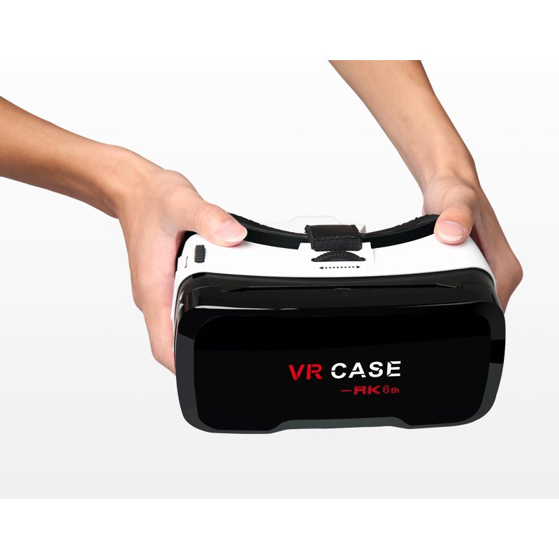 3D Virtual Reality Brille VR Case Box RK-6 für Smartphones - Tauche ein in eine neue Welt