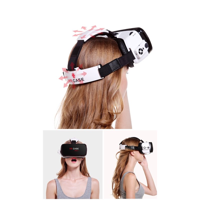 3D Virtual Reality Brille VR Case Box RK-6 für Smartphones - Tauche ein in eine neue Welt