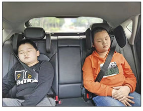 Bequemes Reisefeeling für Kinder & Erwachsene - schnelle Installation in 2 Minuten ohne Schraubenzieher - Nackenstütze Nackenkissen Autokissen