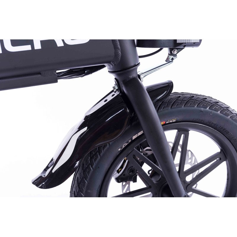 Klappbares E-Bike Modell EV2 - Schwarz, Elektrisch, Cruiser Mini Bike