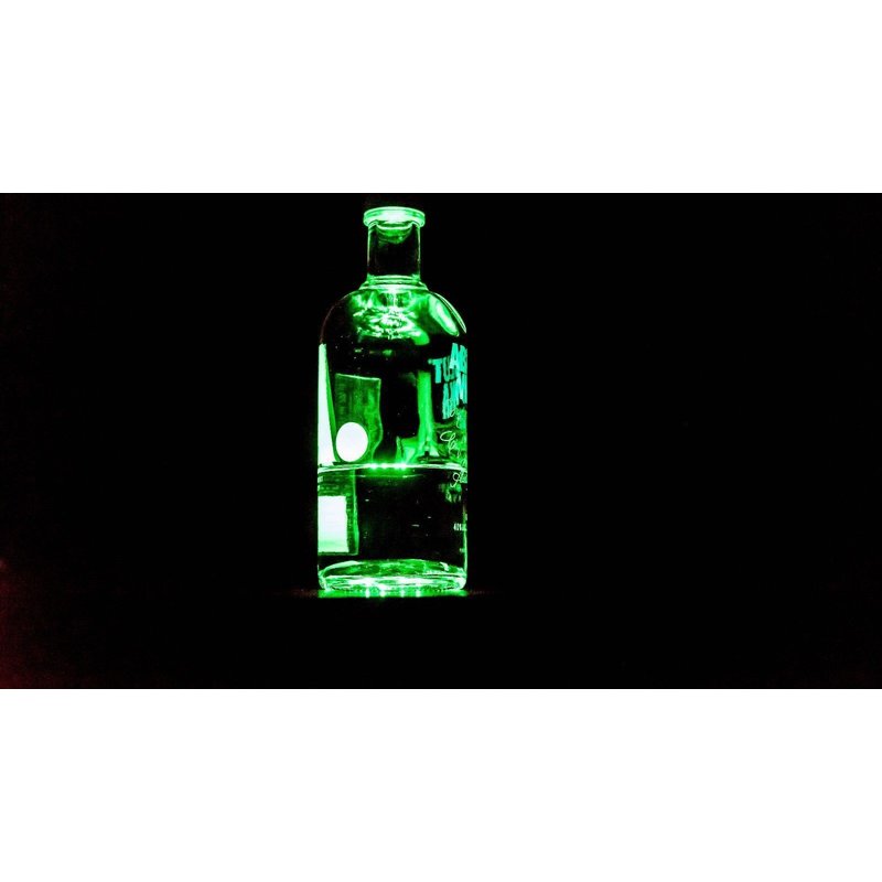 LED Flaschenlichter - Aufkleber für Spirituosenflaschen in 6 Farben mit Blink- und Dauerlicht-Modi