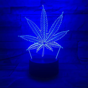 LED Lampe 3D Hanf Gras