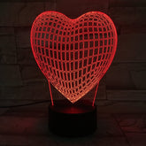 LED Lampe 3D Herz Heart