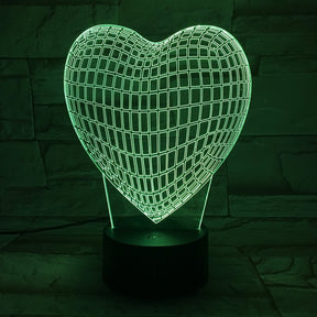 LED Lampe 3D Herz Heart