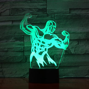 Tischlampe Nachtlicht LED 3D Lampe Licht Kinderlampe Body Schlaflicht Muskel