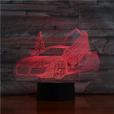 LED Lampe 3D Sportwagen