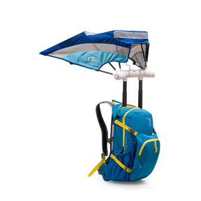 Outdoor-Rucksack mit integriertem Sonnen- und Regenschutz | 20 Liter | Wanderrucksack Trekking