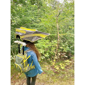 Rucksack Sonnenschutz Regenschutz 20 Liter blau